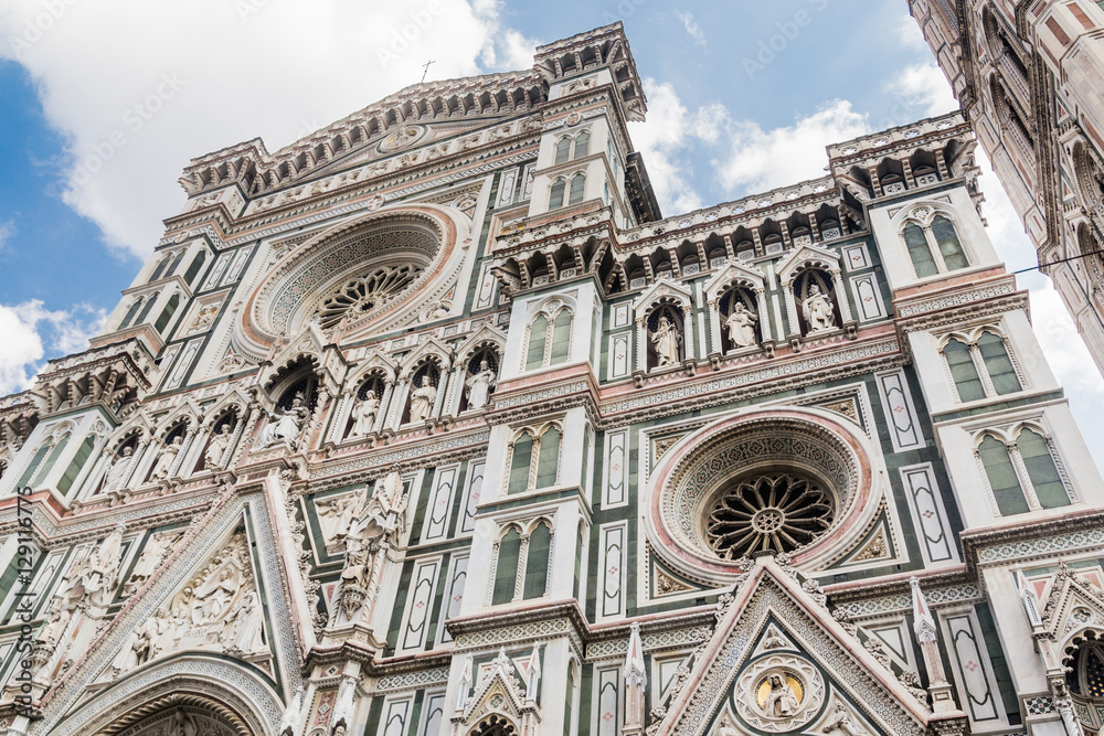 Details of Florence Cathedral, Florence, Italy