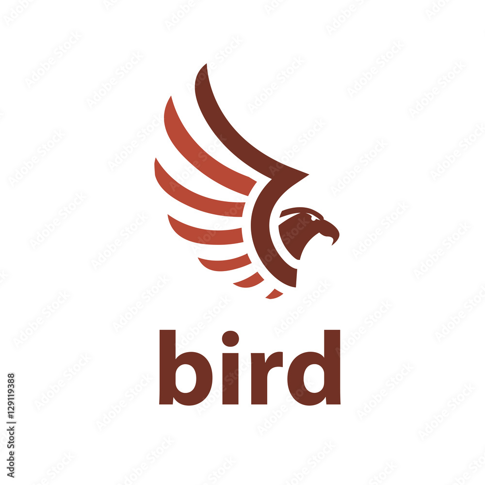 Obraz premium vector bird logo