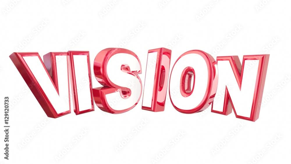 Vision Plan Goal Leadership Word 3d Animation Vision Plan Goal Leadership Word 3d Animation