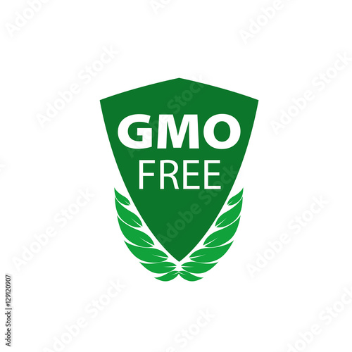 Vector logo gmo free