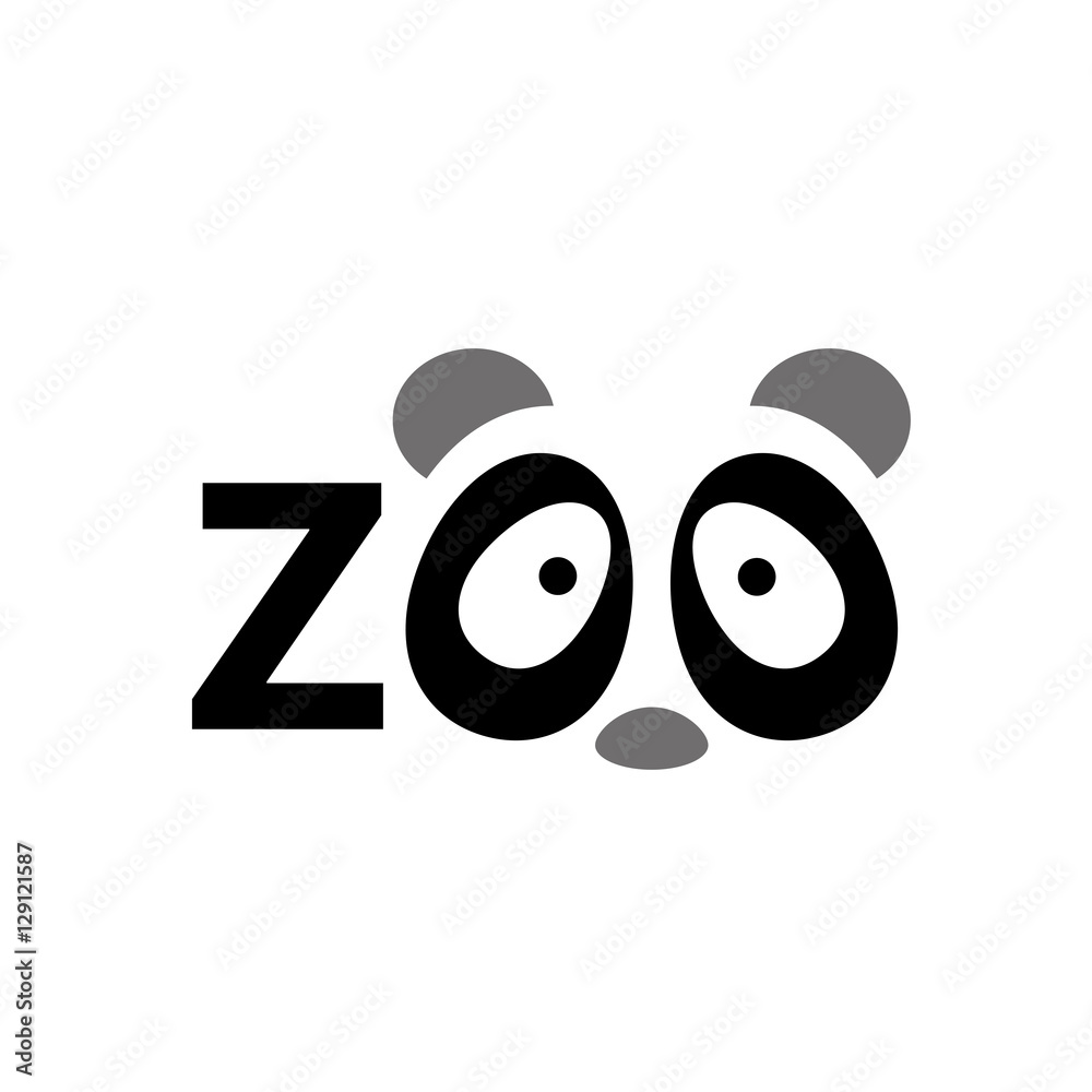 Obraz premium vector logo zoo