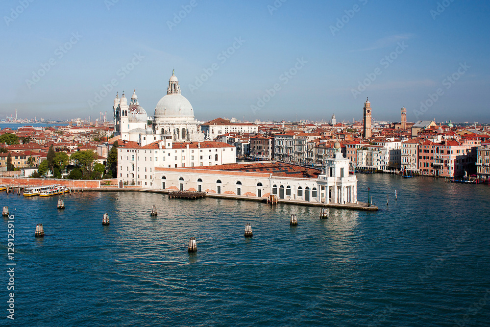 The panorama of Venice, Italy.
