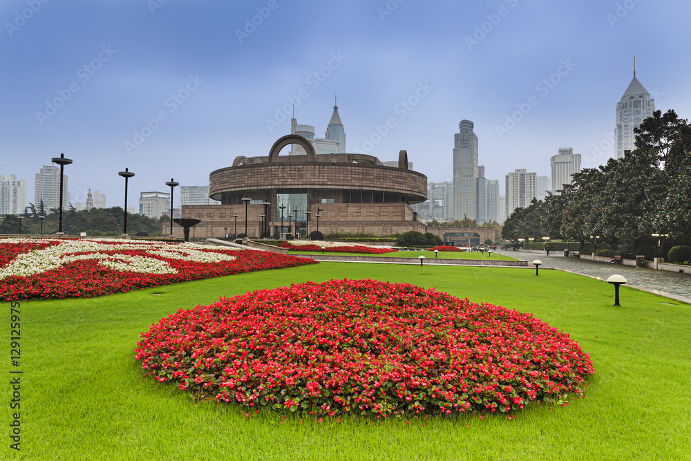 Fototapeta premium CN Shan Mus FLowers Rise