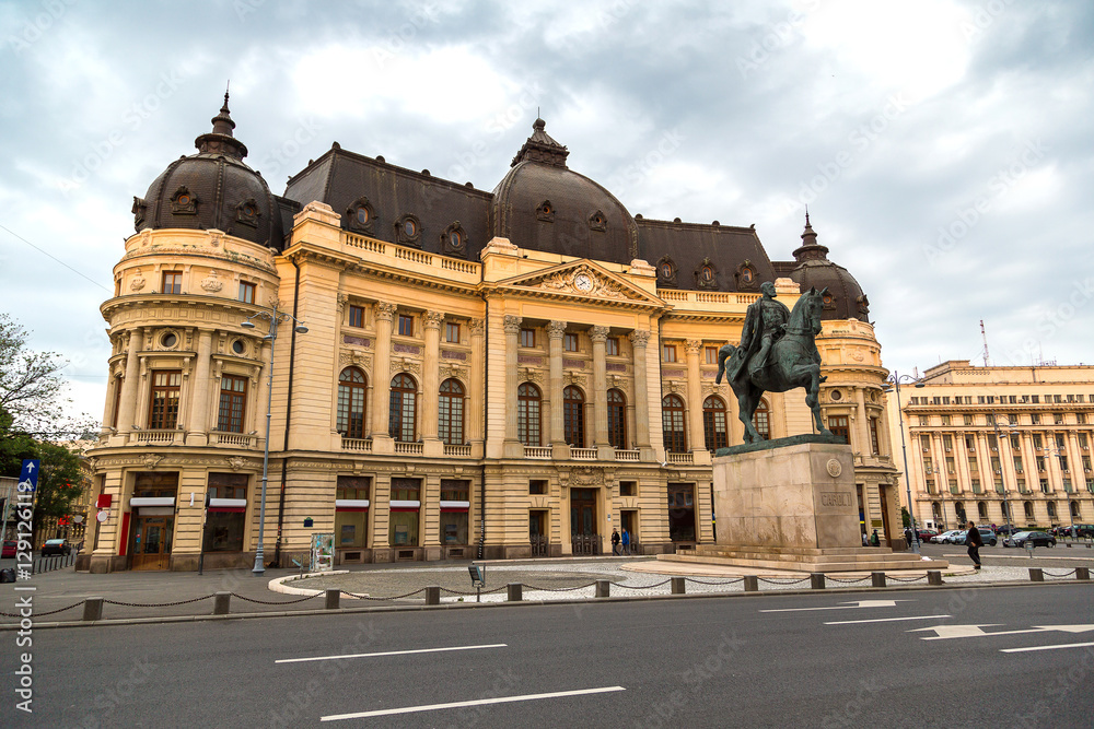 National library in Bucharest