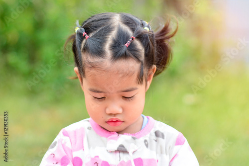 cute asian little girl