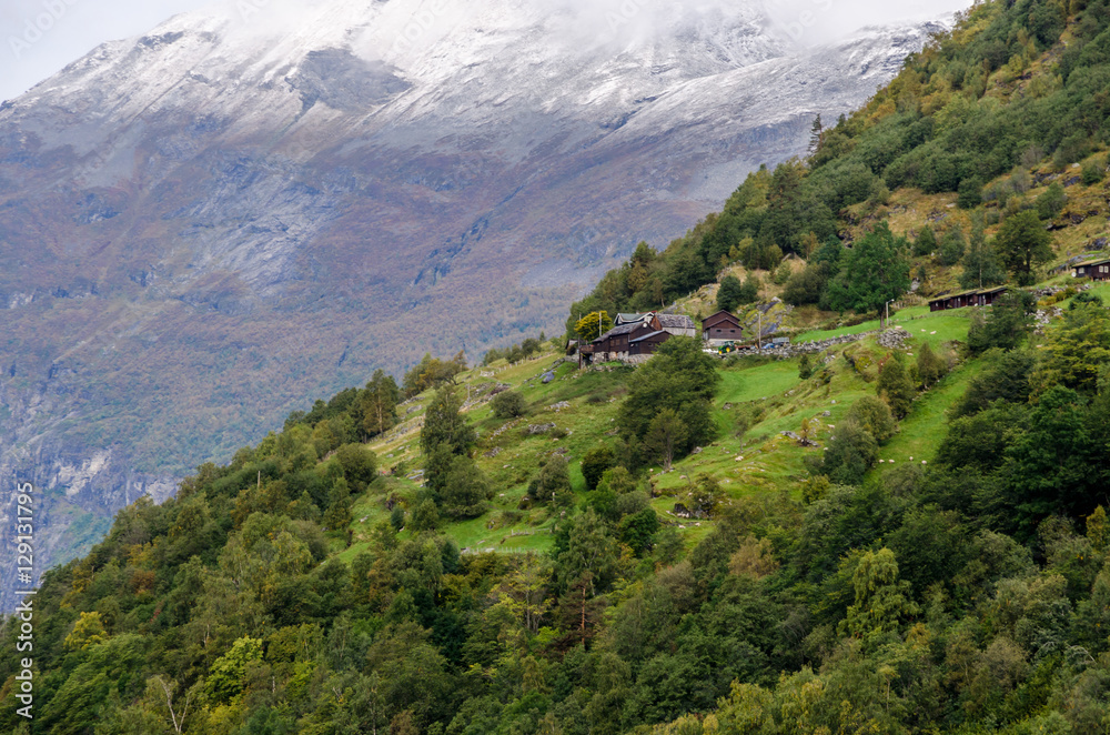 Naklejka premium Norway highland