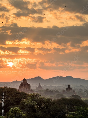 View over the Temples of Bagan, Myanmar © shantihesse