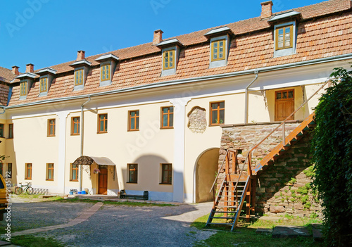  yard of monastery in Buchach photo