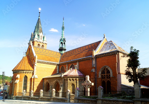 Medieval picturesque church in Chortkiv