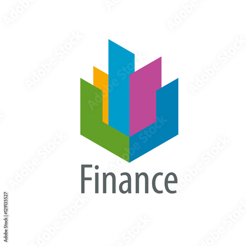 Vector logo finance