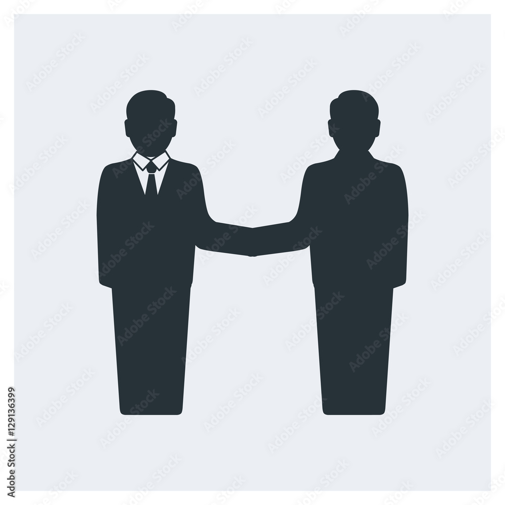Fototapeta premium Business meeting icon
