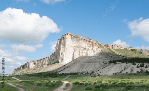 mountain White Rock  Ak-Kaya   Crimea