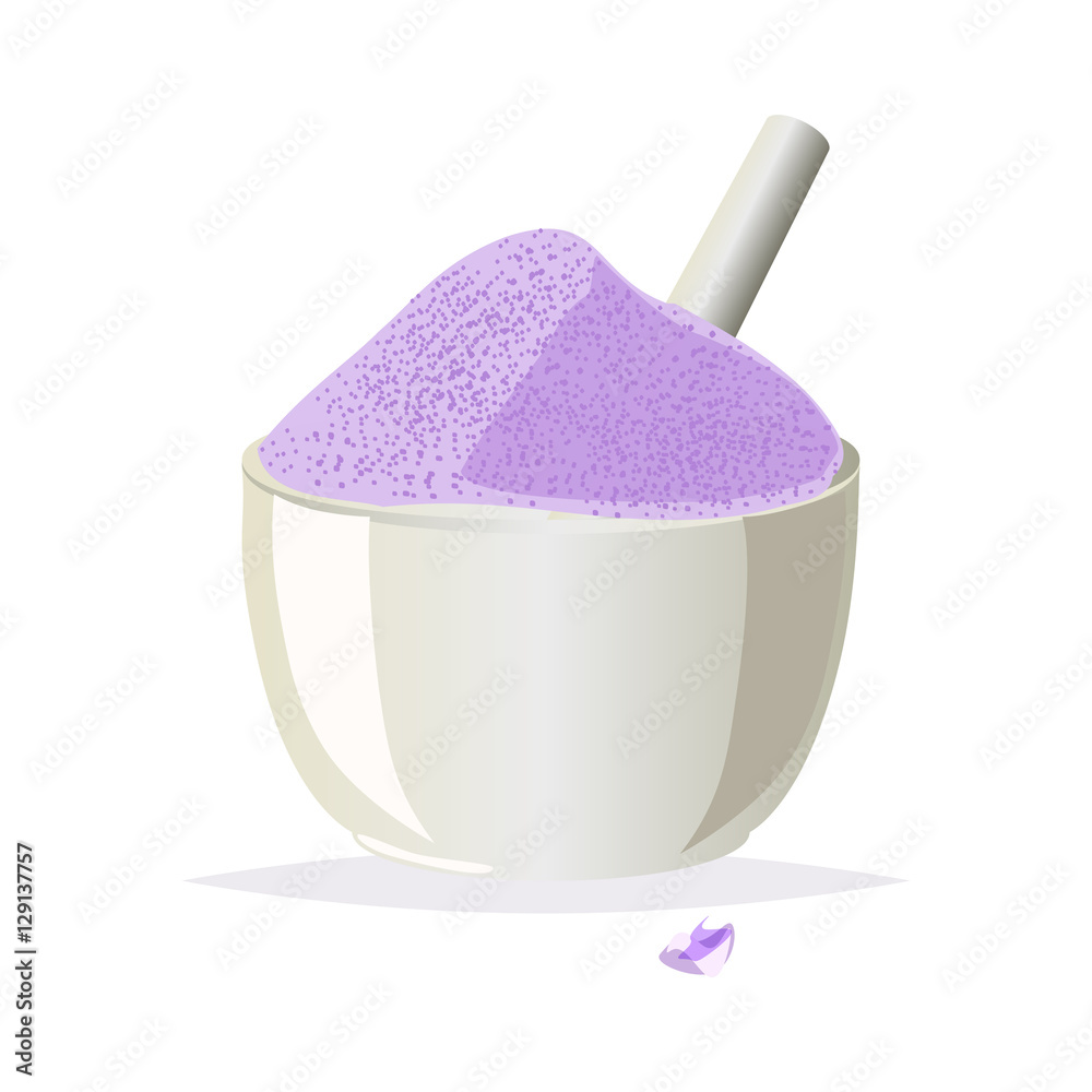 Spa still life icons with water lily and zen stone in serenity pool vector.