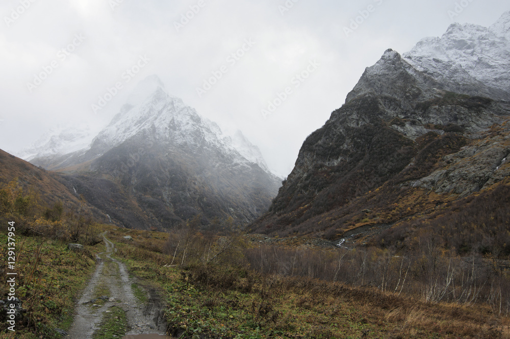 Mountain landscape Mountain landscape