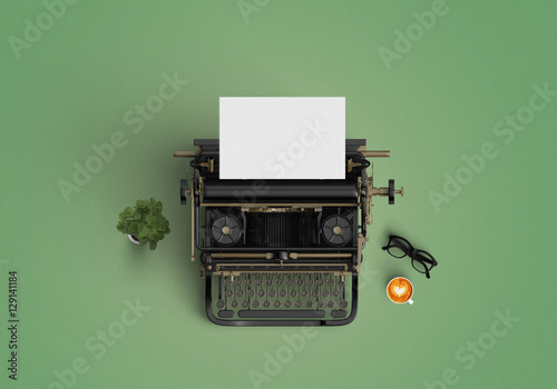 vintage typewriter
