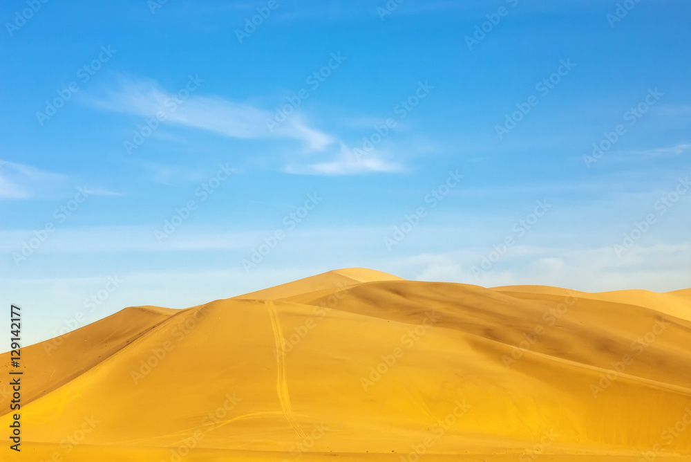 Desert landscape. Gobi, china.