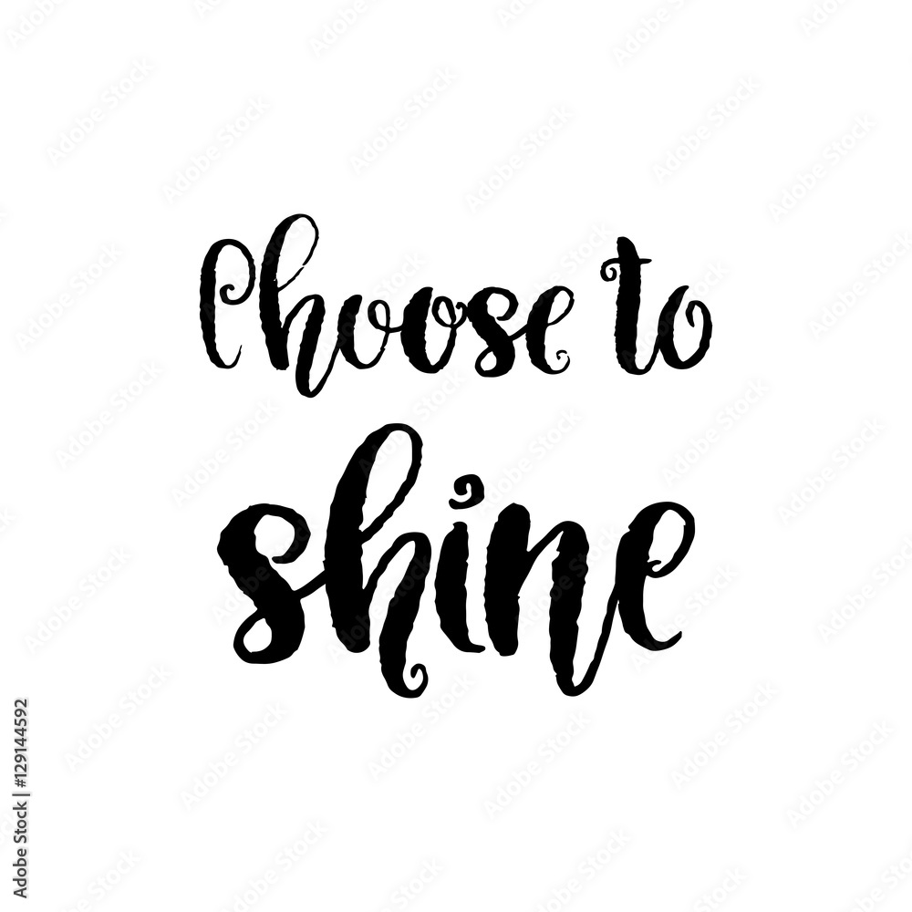 Vector hand drawn lettering poster Vector hand drawn lettering poster