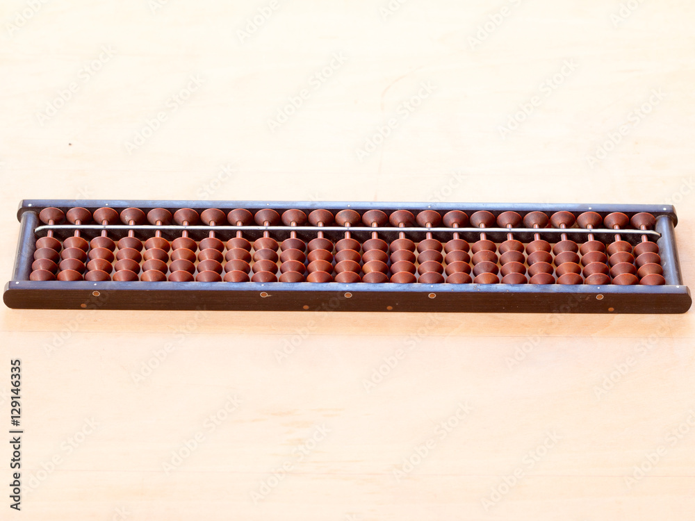 Japanese abacus called Soroban Japanese abacus called Soroban