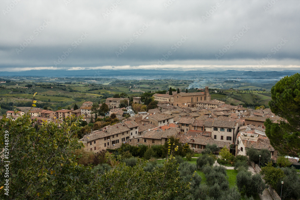 view of san gimignano