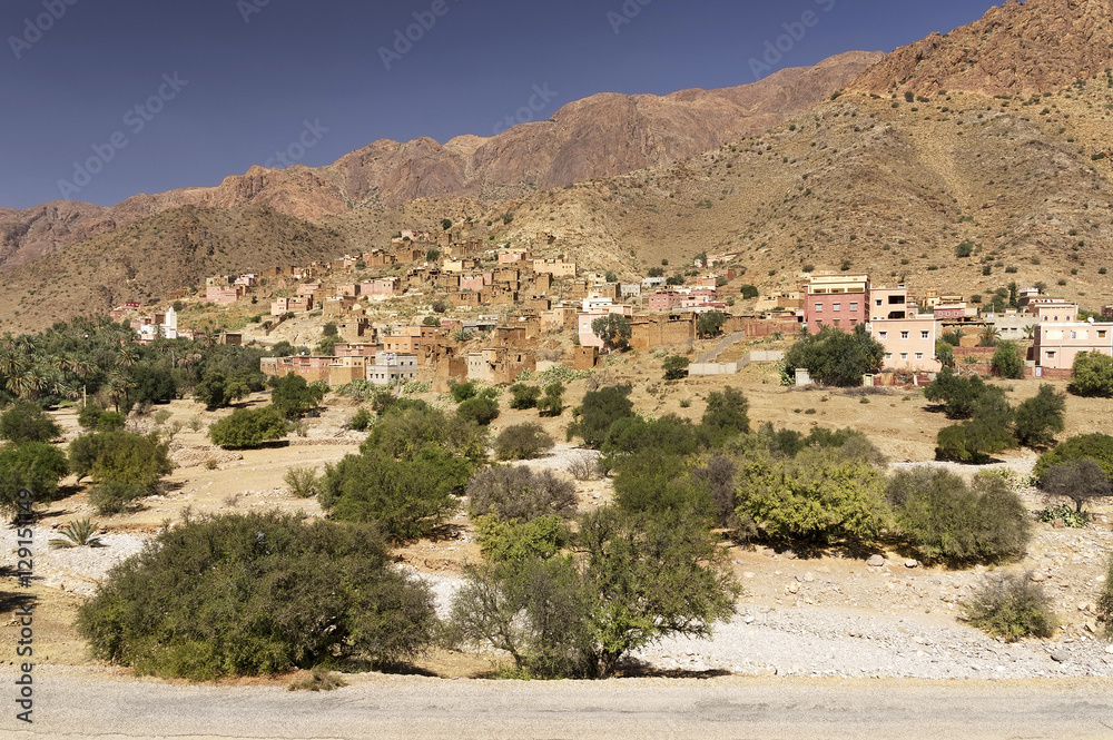 Old village in Morocco, Antiatlas Mountains, Africa