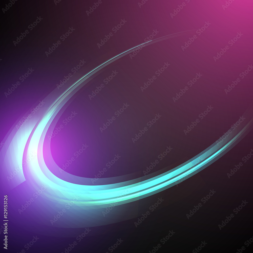 Obraz premium Techno Geometric Vector Circle Modern Science Abstract Background