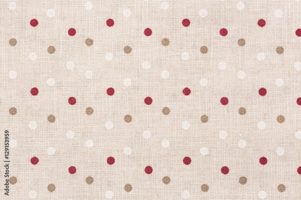 Colorful polka dotted textile with copy space. Colorful polka dotted textile with copy space.