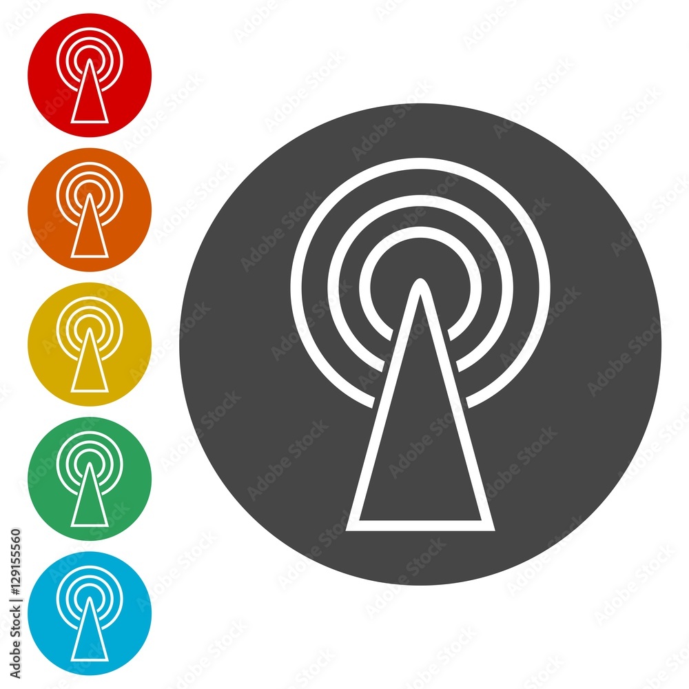 Antenna Icon Vector, Transmitter icon Antenna Icon Vector, Transmitter icon