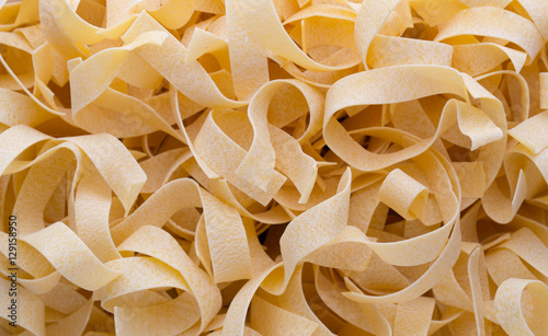 Extreme close-up image of a macaroni.