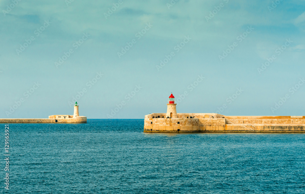 Old lighthouse at Valletta