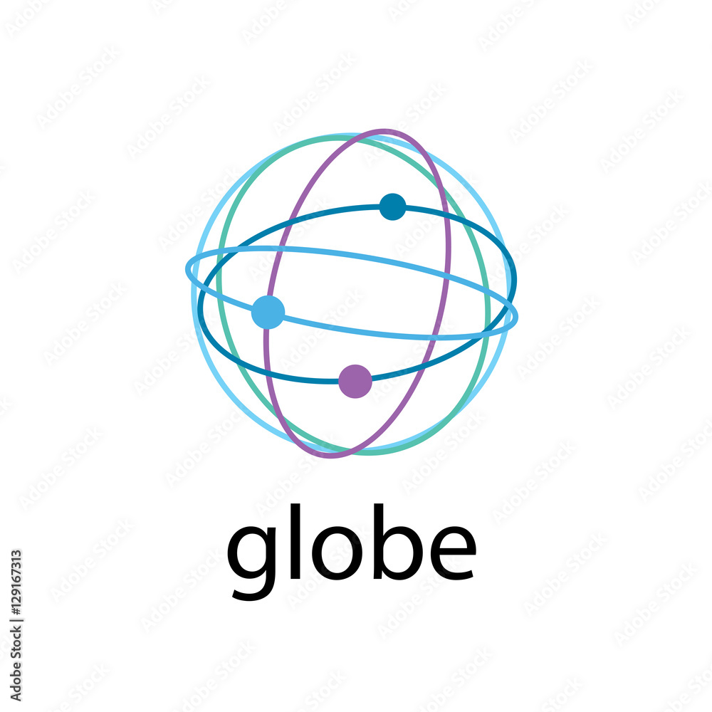 vector logo globe vector logo globe