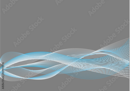 Blue Abstract Background with Blend