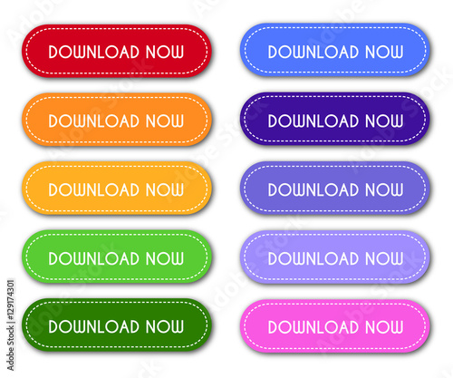 Set of 'Download Now' Buttons