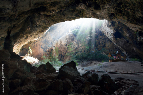 panoramic view of giant cave in Nakhon Sawan , Thailand