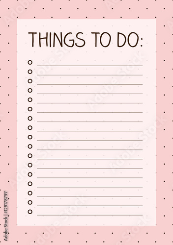 Cute Pink Planner 