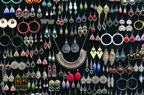 Jewellery for sale in Marrakesh, Morocco, Africa photo