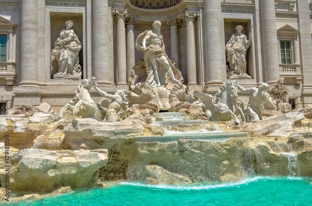 fountain d Trevi in Rome Italy