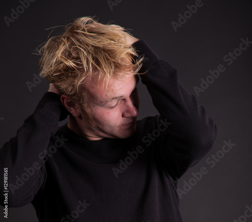 aggravated male teenager © Steven Parks