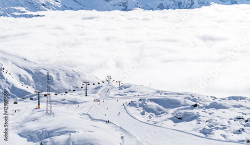 Monterosa ski, Gressoney, ski slope
