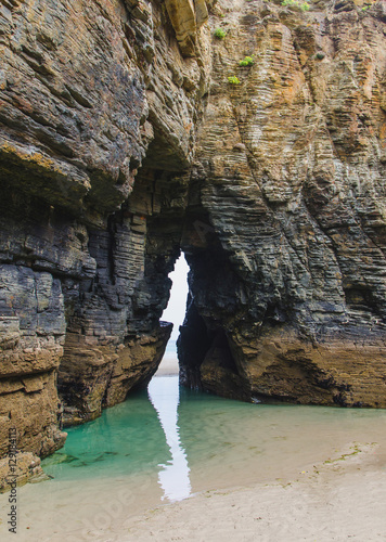 Natural arch in the rocks