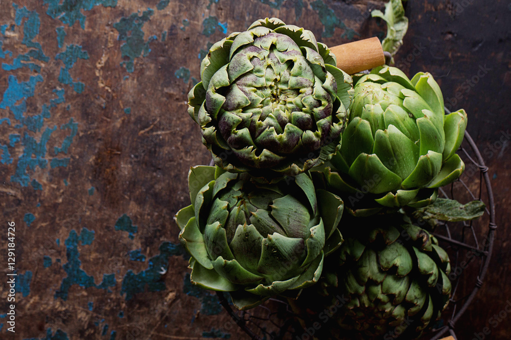 Fototapeta premium Fresh Organic Artichoke