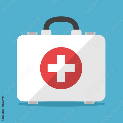 White first aid kit