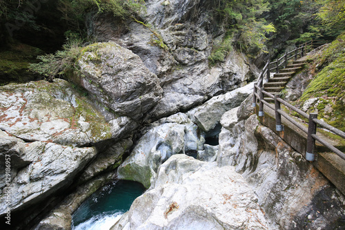 愛媛県　八釜渓谷　八釜の甌穴群 photo