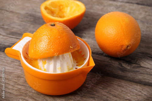 Squeezed oranges