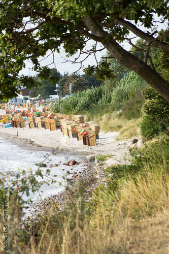 Blick auf die Strandpromenade von Kellenhusen, Schleswig-Holstein photo