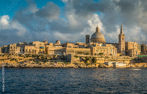 Skyline of Valleta in Malta