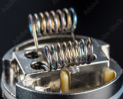 Multistrand Ribbon Fused Clapton on a dripper gold photo