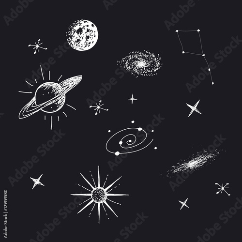 Vector illustration of universe
