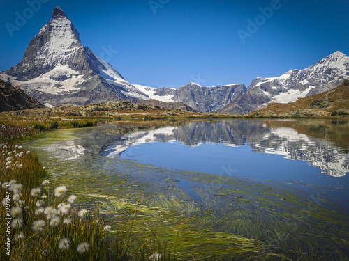 Matterhorn reflection in lake