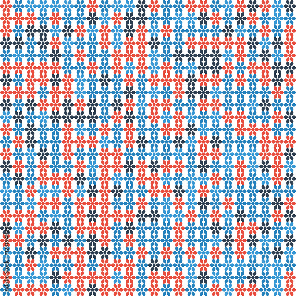 Abstract circle seamless texture circus