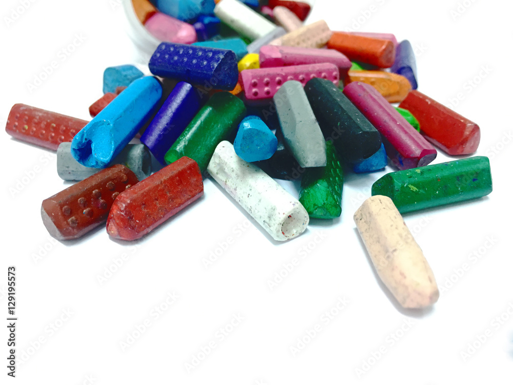 Candle light colors, crayons, scrap waste Candle light colors, crayons, scrap waste